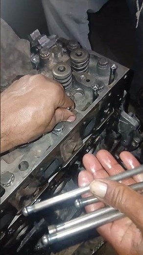 how to fitting engine push rod