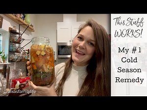 DIY Fire Cider for Cold Season | From a Texas Mama of 7