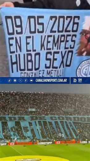 🏴 ☠️ La particular bandera que se robó las miradas en la previa del cruce entre #Belgrano y Unión