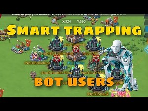 Lords Mobile - Trapping shield bot users. Very easy content in shortest time! How to do it better?