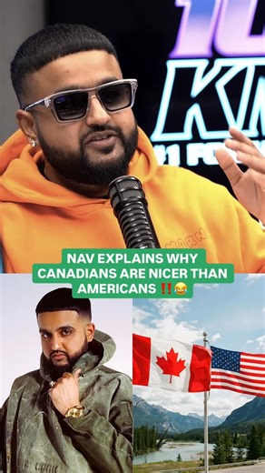 Bramalea RD 🅱️🛣 on Instagram: "Throwback to when #NAV explained why Canadians have more manners than Americans ‼️😂 Is this facts ⁉️🅱️🛣️ (via @106kmel)"