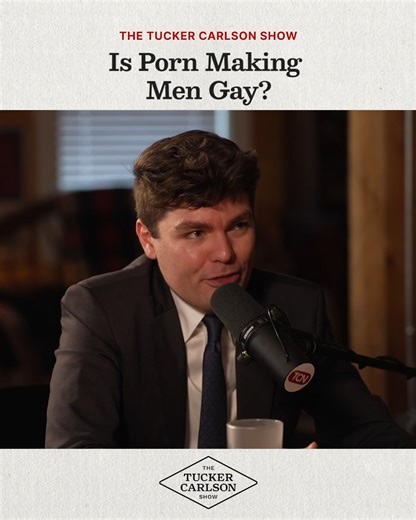 910K views · 9.3K reactions | The infinite access to porn is destroying young men. Watch the full episode here: https://watchtcn.co/3Teik9x | Tucker Carlson Network | Facebook