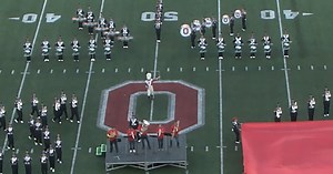 Ohio State marching band performs Spanish-influenced halftime show