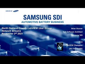North Oakland County LabVIEW User Group 11/3/21 - Network Streams