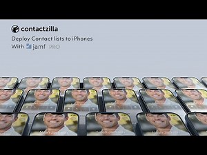 Deploy Contact lists to iPhones with Jamf Pro