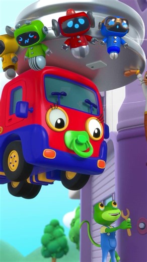Stuck to a magnet! | 🐸 Gecko Garage | Cars for kids | Educational videos