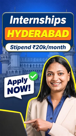 Paid & WFH Internships in Hyderabad| Apply via Internshala