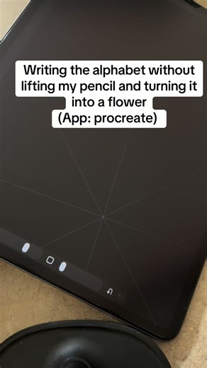 Devin Cornett | Alphabet flower #lettering #calligraphy #cursive #fyp #handwriting | Instagram