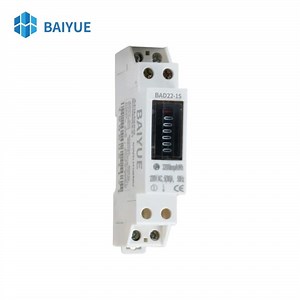 [Hot Item] Smart Single-Phase Prepaid DIN Rail Digital Current Watt-Hour Power Quality Monitoring Electricity Energy Meter