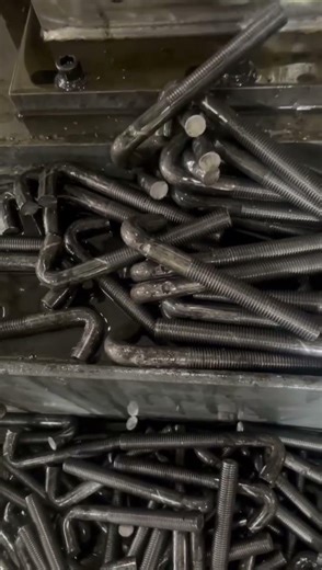 Automatic U Bolt Making Machine with Thread Rolling#Ubolt#threadrolling#threadedbolt#screw#factory