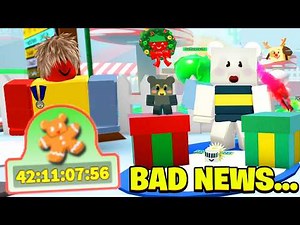 BAD NEWS FOR BEESMAS PART 2 (Bee Swarm Simulator)