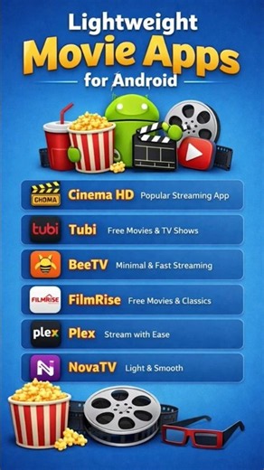 100% Free Movie Apps for Android | Best Streaming Apps 2026 🚀 #movie #shorts #apps #apple #2026