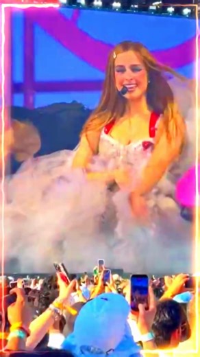 Addison Rae started her Coachella Weekend 1 performance by opening with her song “Diet Pepsi"
