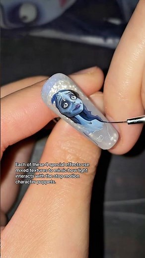 Capturing Corpse Bride 🕸️✨ SPECIAL EFFECTS NAILS