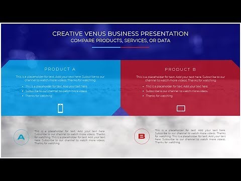 How To Make Dynamic #Animated #Presentation #Compare Slide Design in Microsoft Office 365 PowerPoint