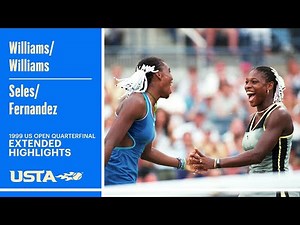 Williams/Williams vs. Seles/Fernandez Extended Highlights | 1999 US Open Quarterfinal