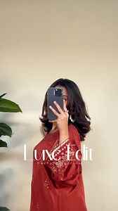 94K views · 6.2K reactions | Rust raw silk outfit featuring intricate sequin embroidery on the front and sleeves, enhanced with a Schiffli organza border. Paired with an embroidered chiffon dupatta for a refined look. Product Code: EWTPLE24-00040-3P Available in-stores or online at edenrobe.com #edenrobe #pret #women | edenrobe | Facebook