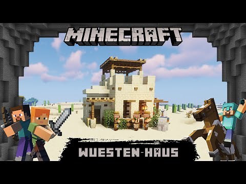 Minecraft Wüsten Haus bauen | Minecraft Wüste und Villager Dorf updaten 1.16