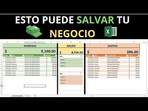 🚀 Como Hacer Una Tabla de INGRESOS y GASTOS en EXCEL para ADMINISTRAR Un NEGOCIO 💰