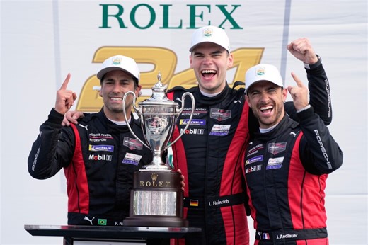 Roger Penske's team wins third consecutive Rolex 24 at Daytona in thrilling finish