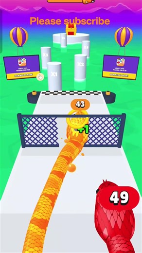 snake run 3d game part 103 #snake #snakegame