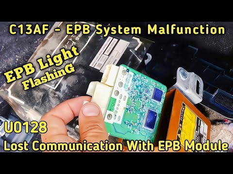 2008 Toyota Lexus Ls460-(C13A6) Open or Short Circuit in Motor Electric Parking Brake System Failure