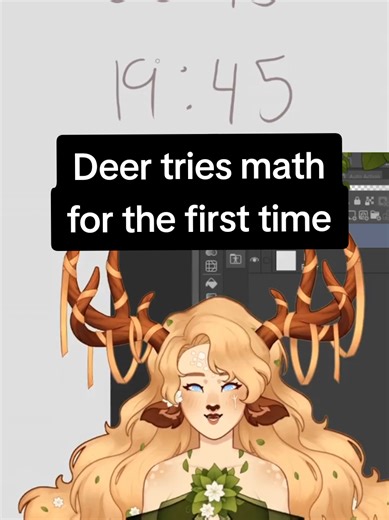 loser deer does math live on stream ✨️✨️ they all swirl together into an evil amalgamation of dumb >:(( #vtuberen #envtuber #vtubermemes #vtuber #vtuberclips
