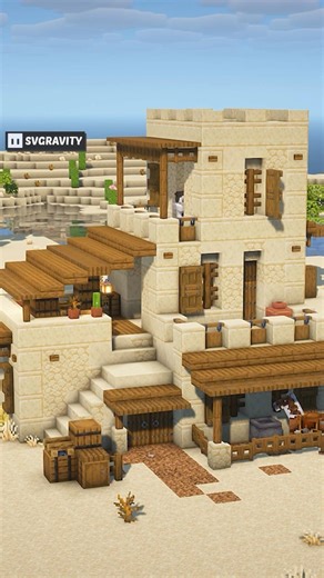 Minecraft : Desert House Quick Tutorial | #shorts