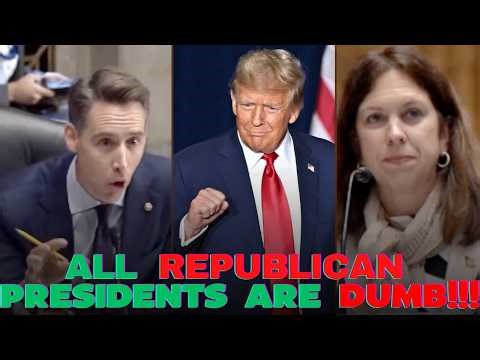 "Is Your Point That People Who Voted Trump Are Stupid?" - Hawley DESTROYS dem Nom. on Past...