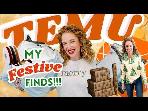 TEMU Haul 2025 🎄 My Festive Temu Finds