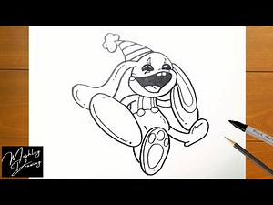 How to Draw Bunzo Bunny - Poppy Playtime Chapter 2