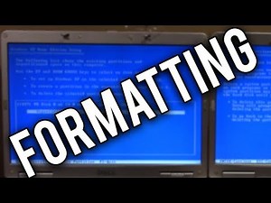 Formatting the Dell Inspirons + Reinstalling XP