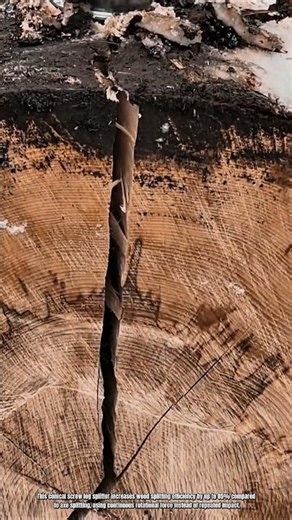 Best Innovation Log Splitting Machine: How to Split Wood with Spiral Force