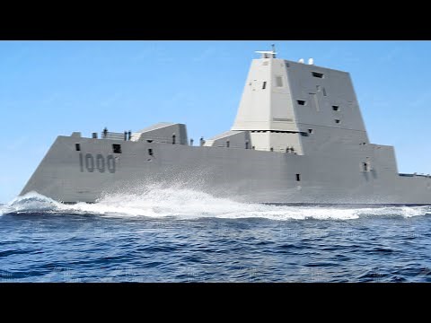 US Giant $4 Billion Stealth Ships Patrolling the Sea at High Speed