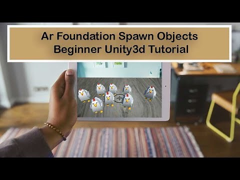 Ar Foundation spawn objects beginner Unity3d Tutorial