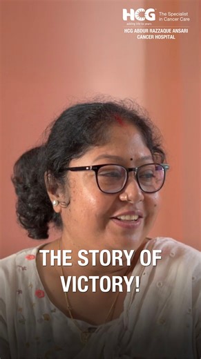 When Savitri Singh discovered a lump and faced a Breast Cancer diagnosis, the fear was immense. But she chose courage over silence. Her journey led her to Dr. Chandrashekhar Prasad Singh, Consultant - Medical Oncology at HCG Abdur Razzaque Ansari Cancer Hospital, Ranchi, where her treatment began. Despite initial fears about chemotherapy, she found unwavering support from the HCG staff and her family. "I decided to fight it and cure it," she shared. With expert care, she successfully navigated h