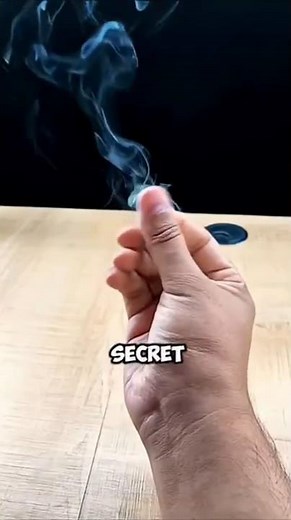 How to Make Smoke From Your Fingers - Magic Trick 😱