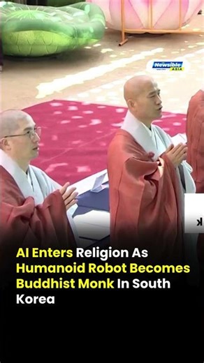 AI Enters Religion As Humanoid Robot Becomes Buddhist Monk In South Korea