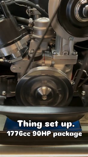 This 1776cc build from CHICO PERFORMANCE RACING is pushing 90HP with a Vintage Speed exhaust and Weber carb setup. Built for the street—or the trail—with off-road flair and stainless touches throughout. | SCAT Volkswagen