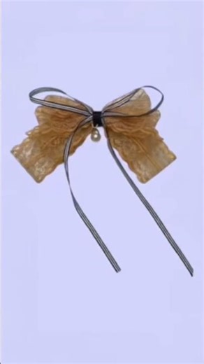 Kẹp tóc nơ ren vintage cực nữ tính | DIY Lace Hair BowElegant Vintage Lace Bow Hair Clip #diy