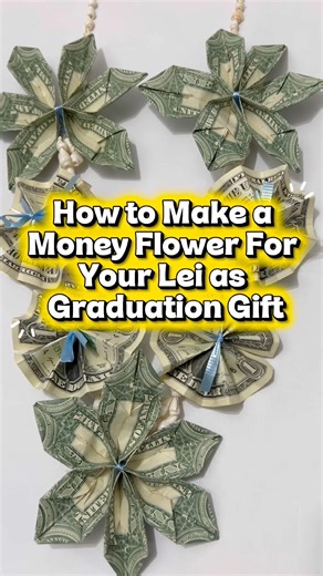DIY Money Flower Lei 🌸 Easy Tutorial for Gifts & Celebrations #Guam #GraduationGift #EasyTutorial