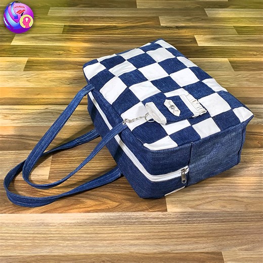 91K views · 1.6K reactions | How to sew a denim tote bags tutorial/ old jeans reuse #jeans #bag #handmade #girlsfashion #recycling | Artefact | Facebook