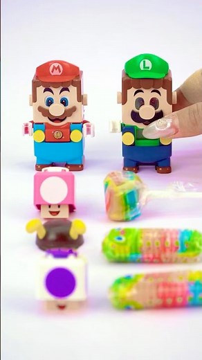 Satisfying unboxing and reviews Mario Cute Fun Toys videos #lego #mario
