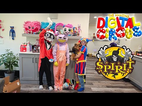 New The Amazing Digital Circus Costumes from Spirit Halloween!