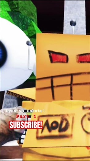 Eyes Vs Robots [Part 1] #memes #roblox #funny #scary #robloxanimation