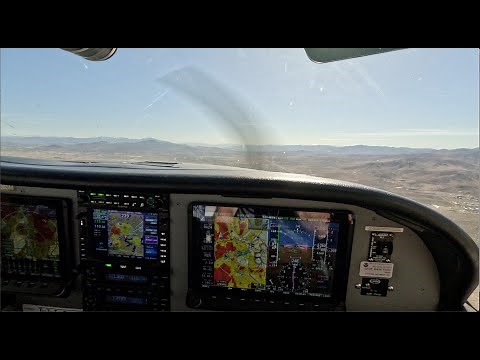 Flying a Dynon Avidyne Cessna 182 coupled LPV to Minimums