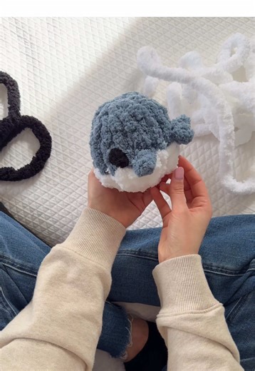 Beginner-Friendly Mini Willie the Whale Stuffie