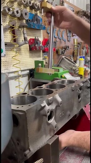 #shorts This Is The Process Of “Decking” A V8 Engine Block! Would You Buy This?