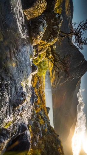 The Most Beautiful Waterfall on Earth 💦🌿 | 4K Nature #Shorts #nature #forest #morningslikethese