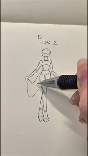 Elegant Female Poses | Fashion Sketch Practice